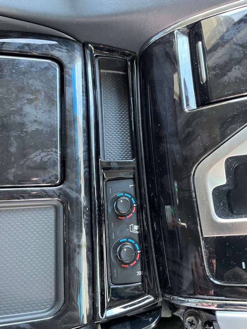 30後期ALPHARD 黒色インテリアパネルカバー 7点セット