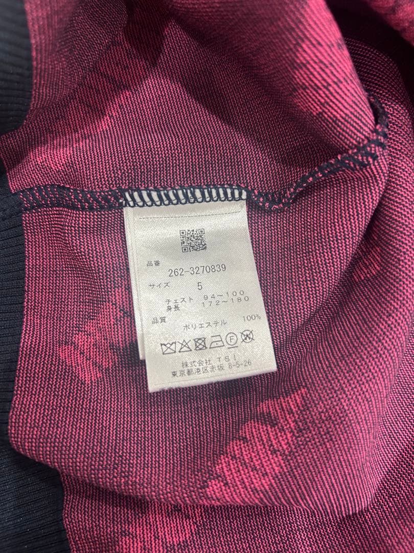 新品未使用 ジャックバニー 薄手ニット Lサイズ相当 ネイビー ピンク