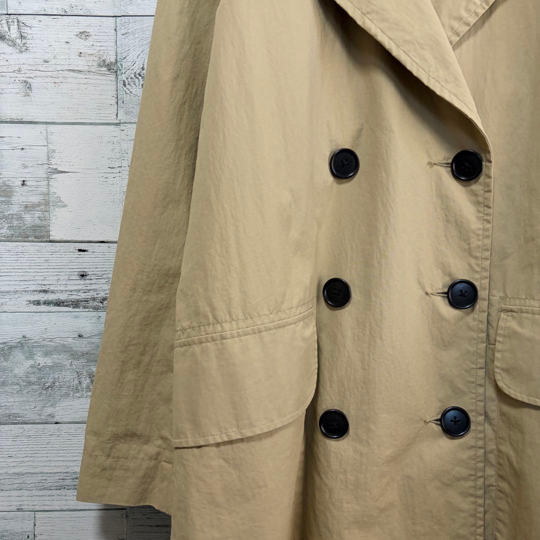MHL, ドライワックスコットンナイロンコート　トレンチコート　ベージュ　38