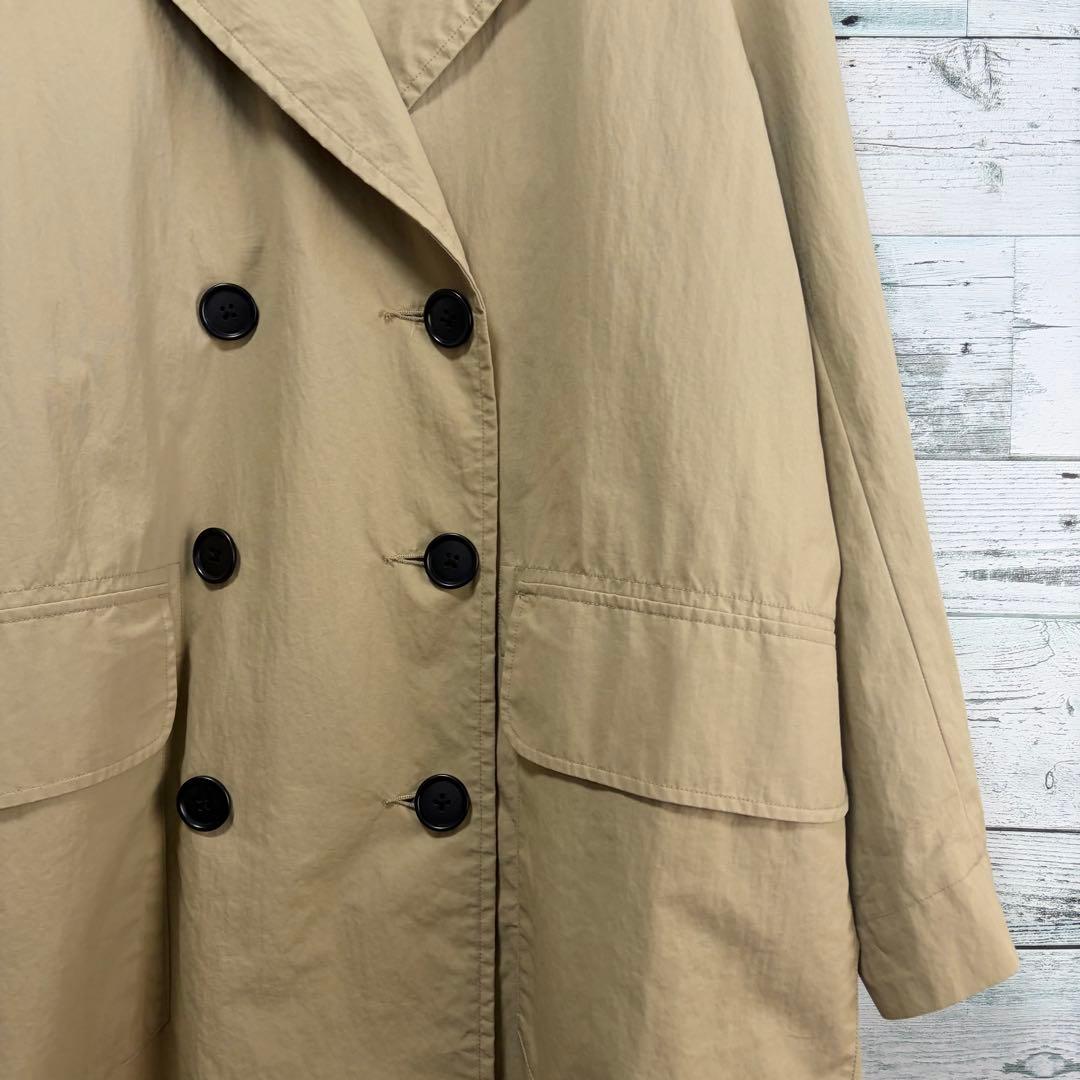 MHL, ドライワックスコットンナイロンコート　トレンチコート　ベージュ　38