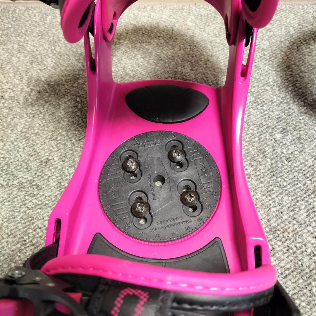 CSB スノーボード ビンディング レディース Lサイズ ピンク