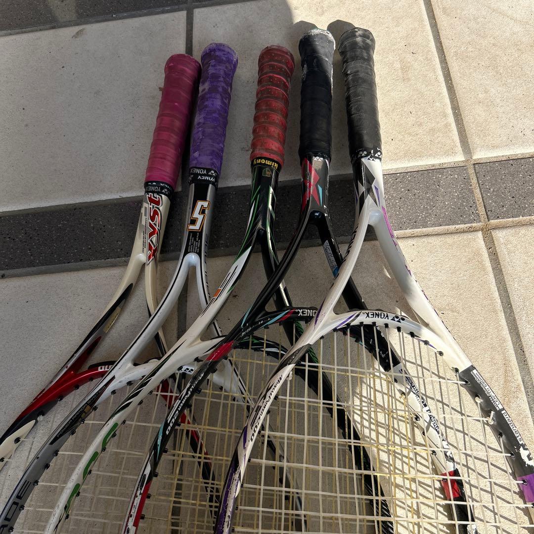 軟式テニスラケット　まとめ売り