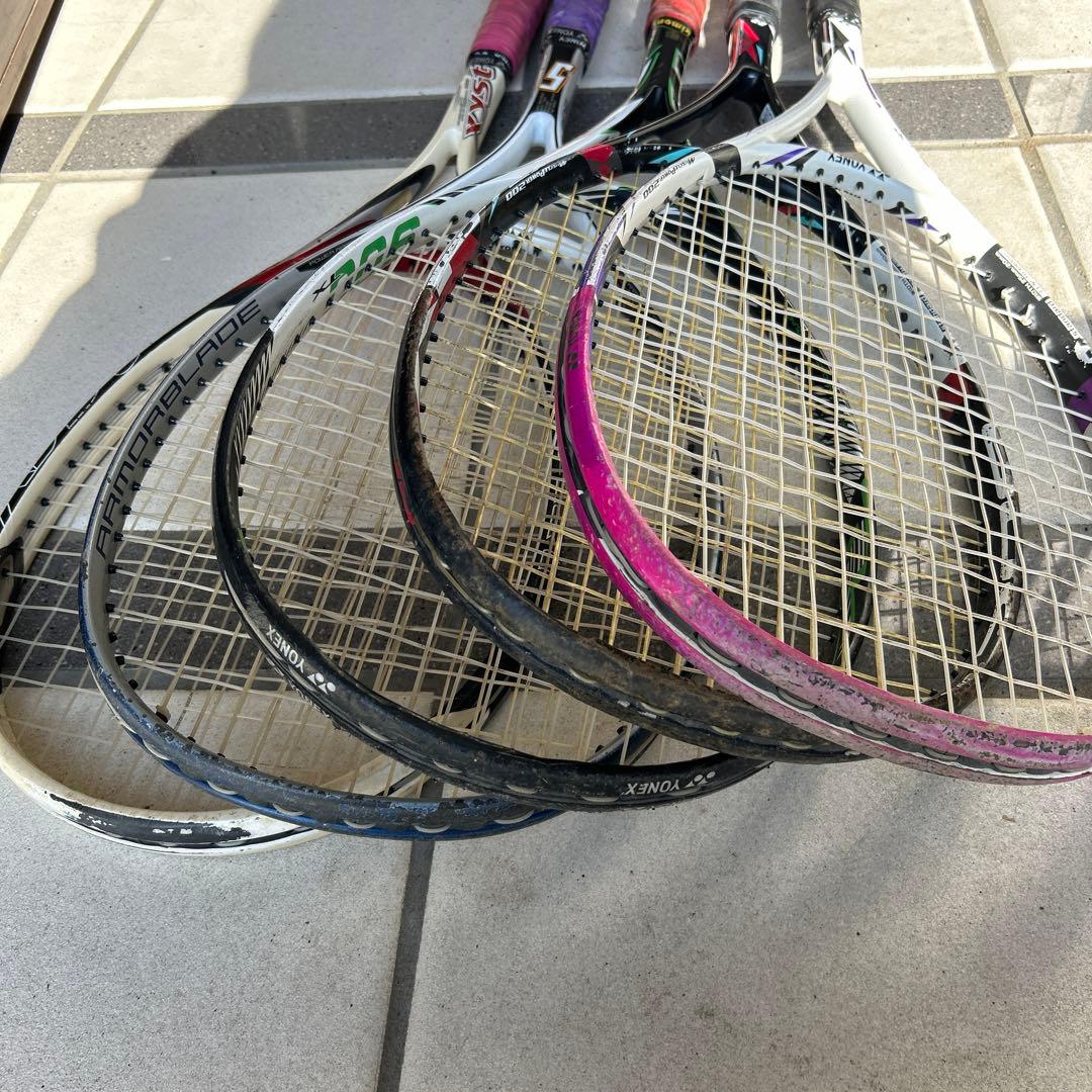 軟式テニスラケット　まとめ売り