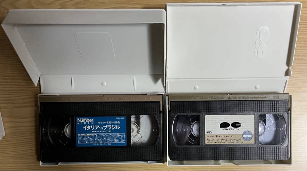 ［本体美品、動作品］サッカー　VHS　ワールドカップ等