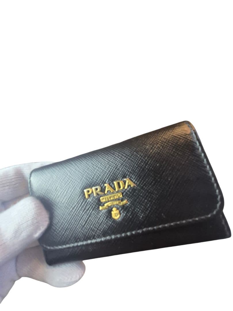 PRADA プラダキーケース ６連テスート　ブラック