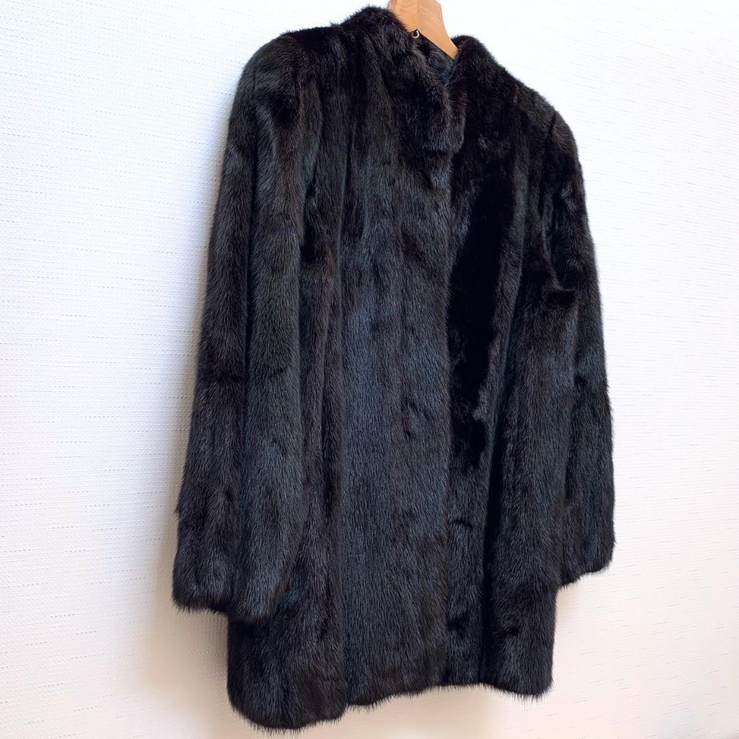 ◇SAGA MINK◇ サガミンク LUPIAN FUR ファーコート ミドル丈