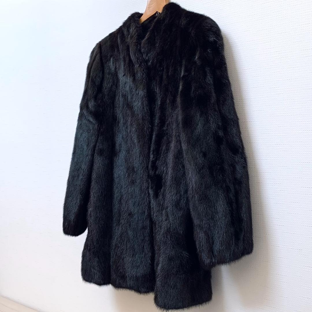 ◇SAGA MINK◇ サガミンク LUPIAN FUR ファーコート ミドル丈