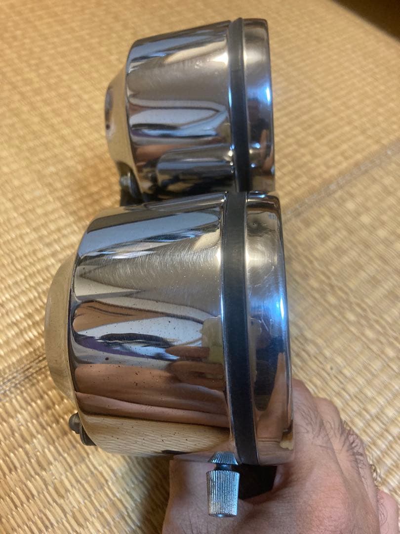 YAMAHA SR500スピードメーターセット　オリジナルメーターステーつき