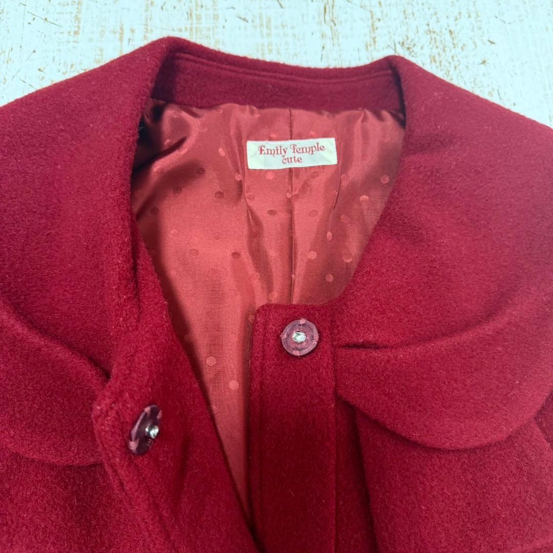 エミリーテンプルキュート コート 赤