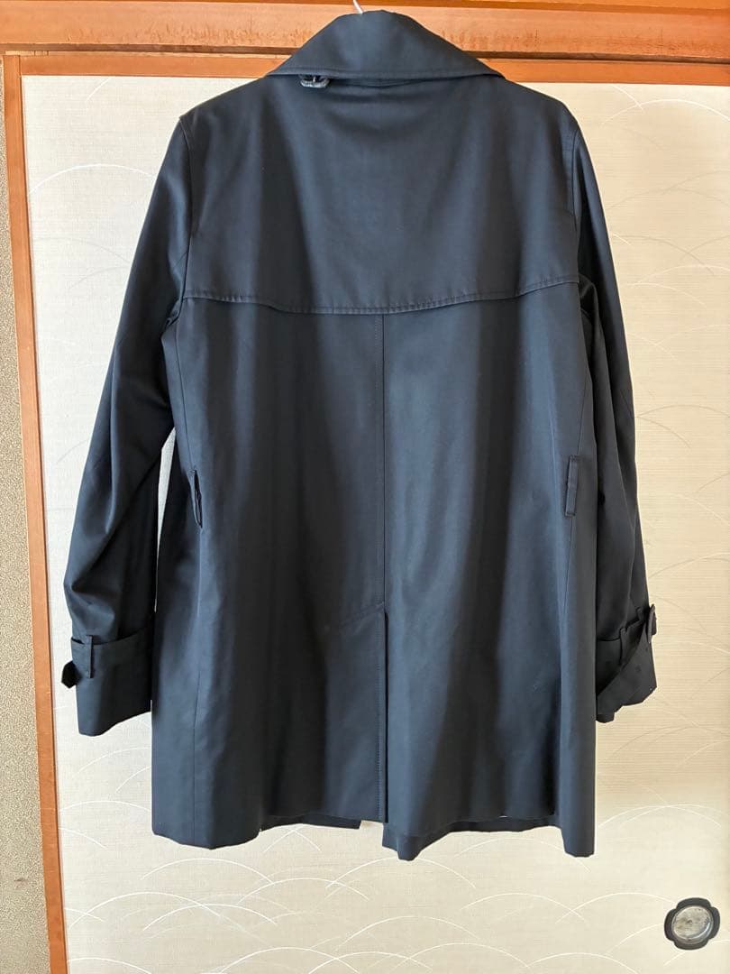 【バーバリー ロンドン】ショート　トレンチコート　黒　44 美品❗️