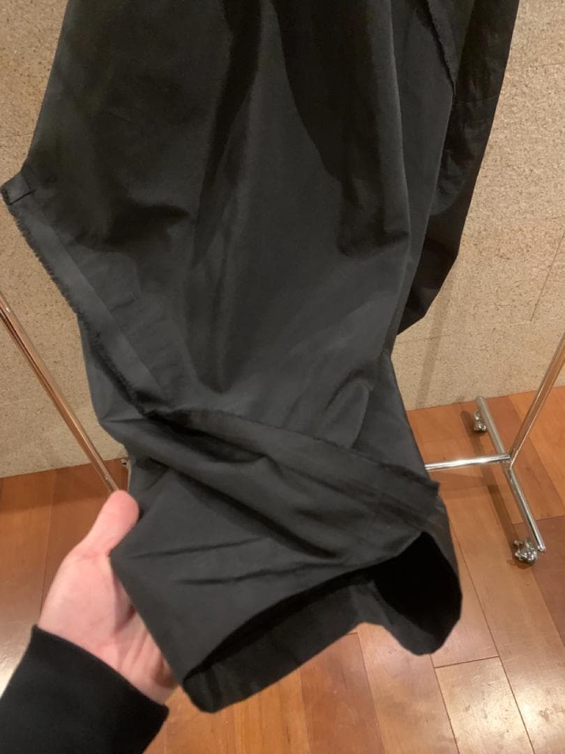 IM MEN 黒 ナイロンサルエルパンツ サイズ2 LA41FF122