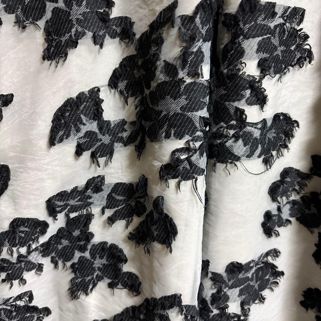 ワンピース CLANE FLOW FLOWER JACQUARD ONEPIECE