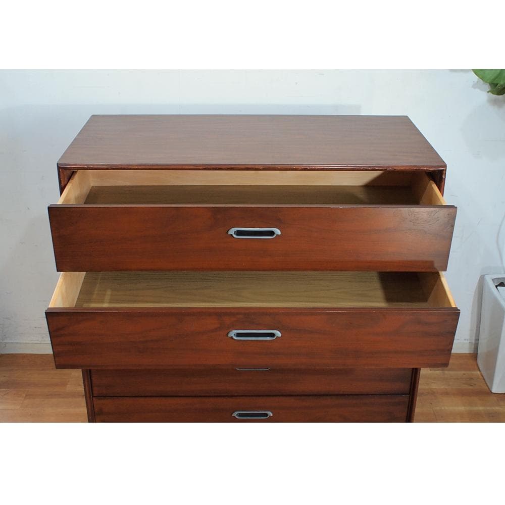 米軍家具 US ドレクセル DREXEL 5段チェスト ビンテージ 米軍払下げ品