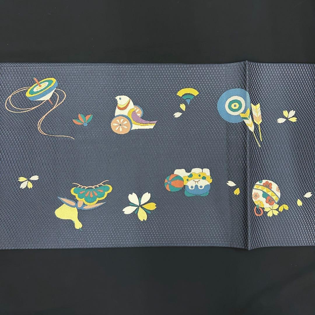 新品 正絹 袋帯 博多織 西村織物 西頭哲三郎 未仕立品 2339