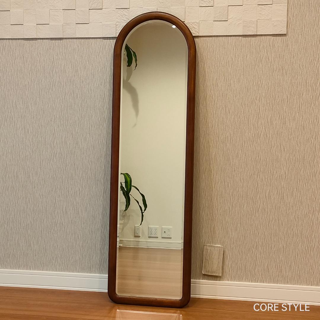 カリモク　 ウォール ミラー 姿見　木製 壁掛け 鏡　A5