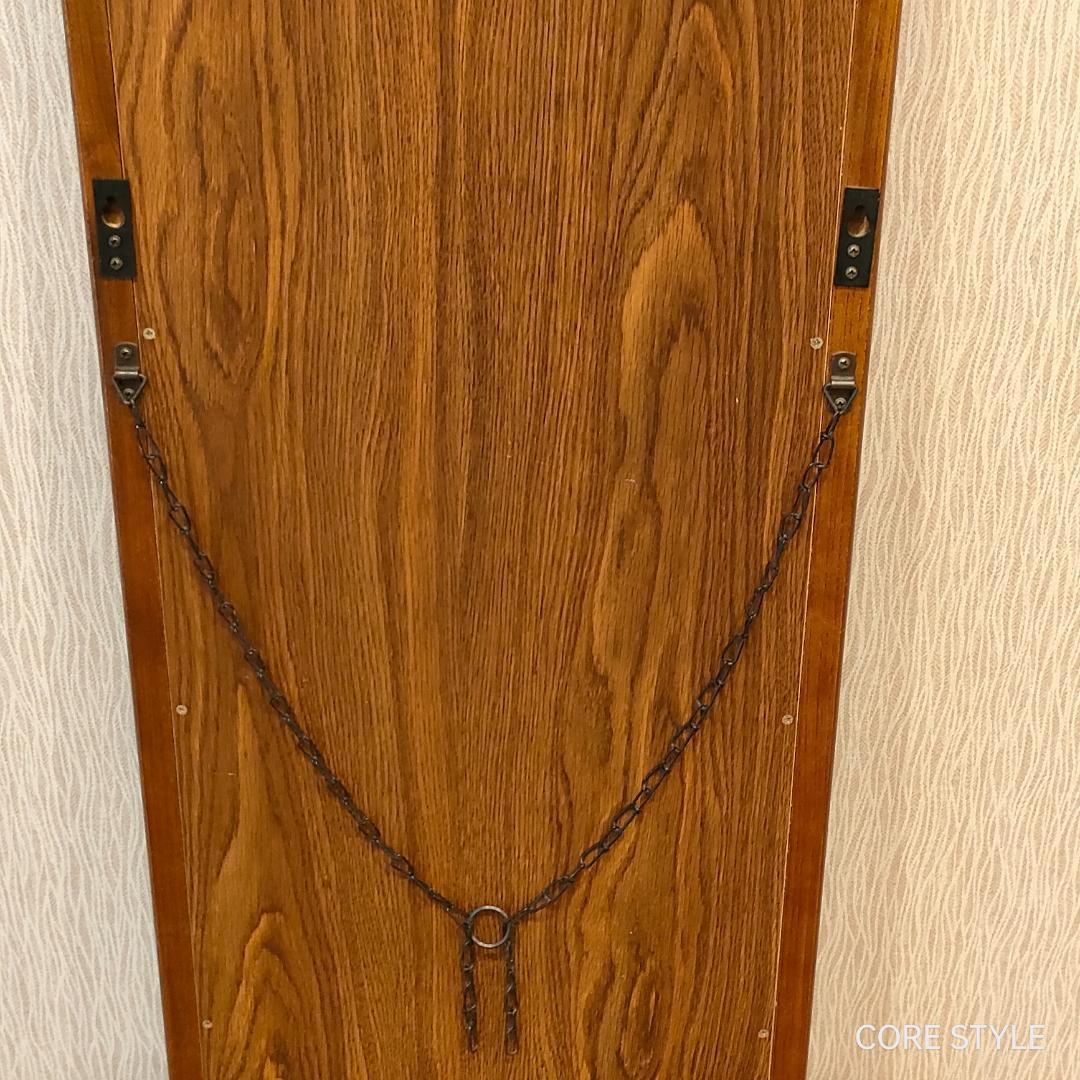 カリモク　 ウォール ミラー 姿見　木製 壁掛け 鏡　A5