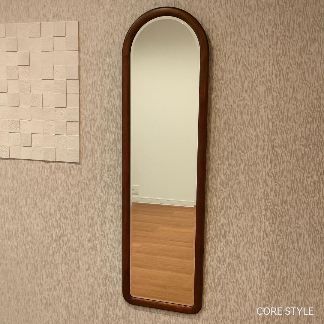 カリモク　 ウォール ミラー 姿見　木製 壁掛け 鏡　A5