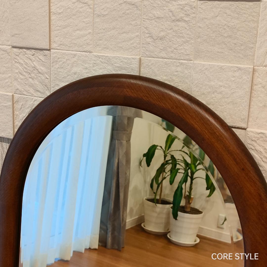 カリモク　 ウォール ミラー 姿見　木製 壁掛け 鏡　A5