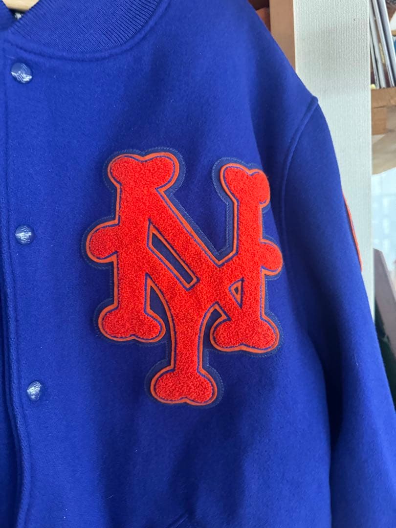 New York Mets Wool Varsity Jacket USA製