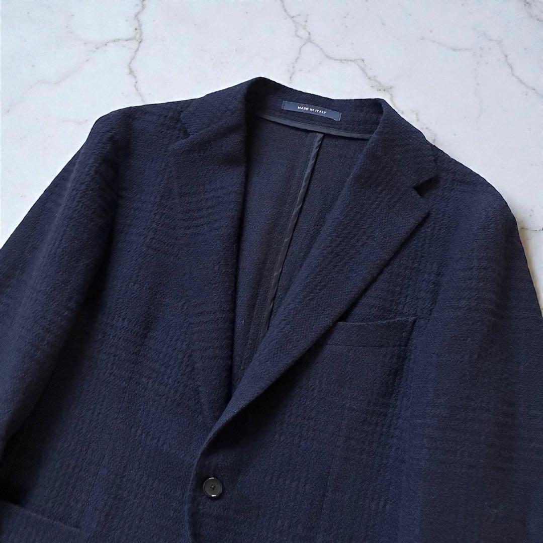 極美品 TAGLIATORE テーラードジャケット DAKAR ジャガード織52