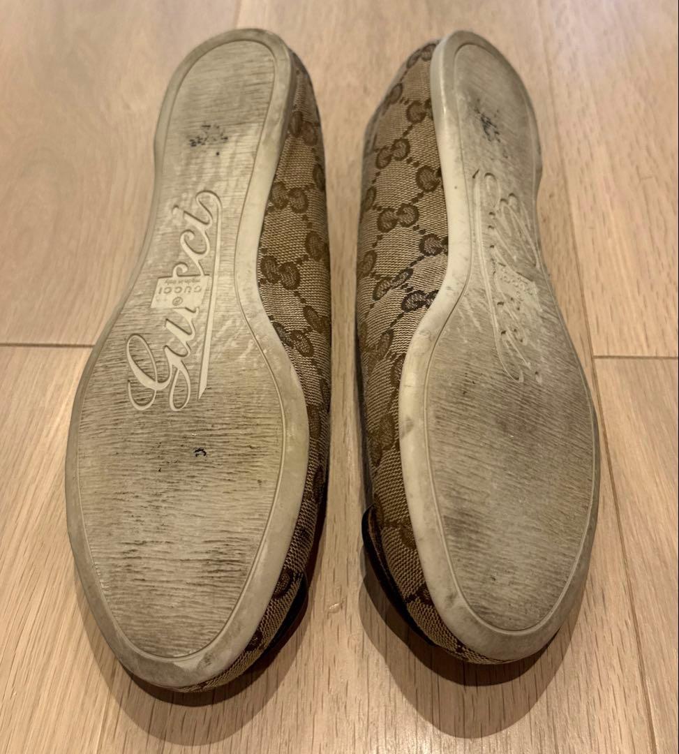 GUCCI フラットシューズ　バレリーナシューズ　36.5