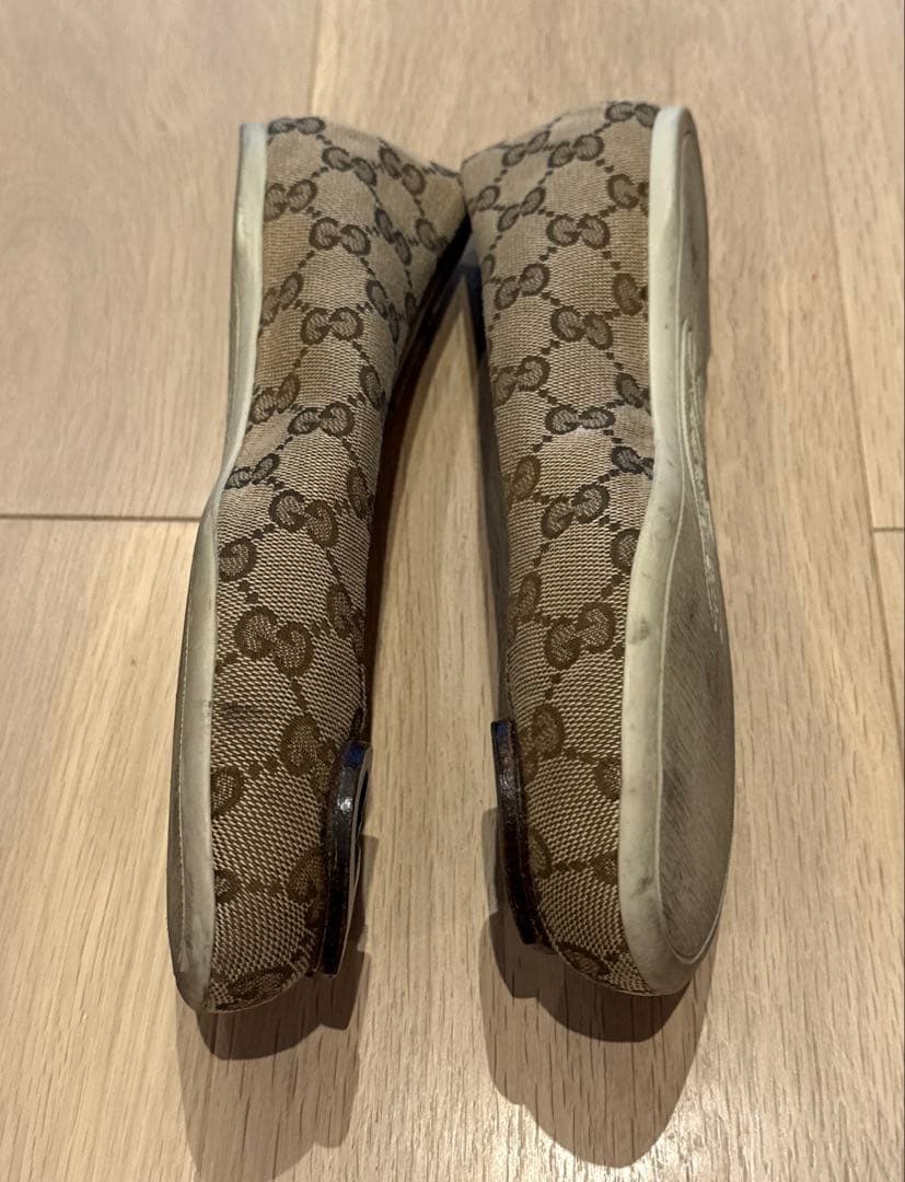 GUCCI フラットシューズ　バレリーナシューズ　36.5