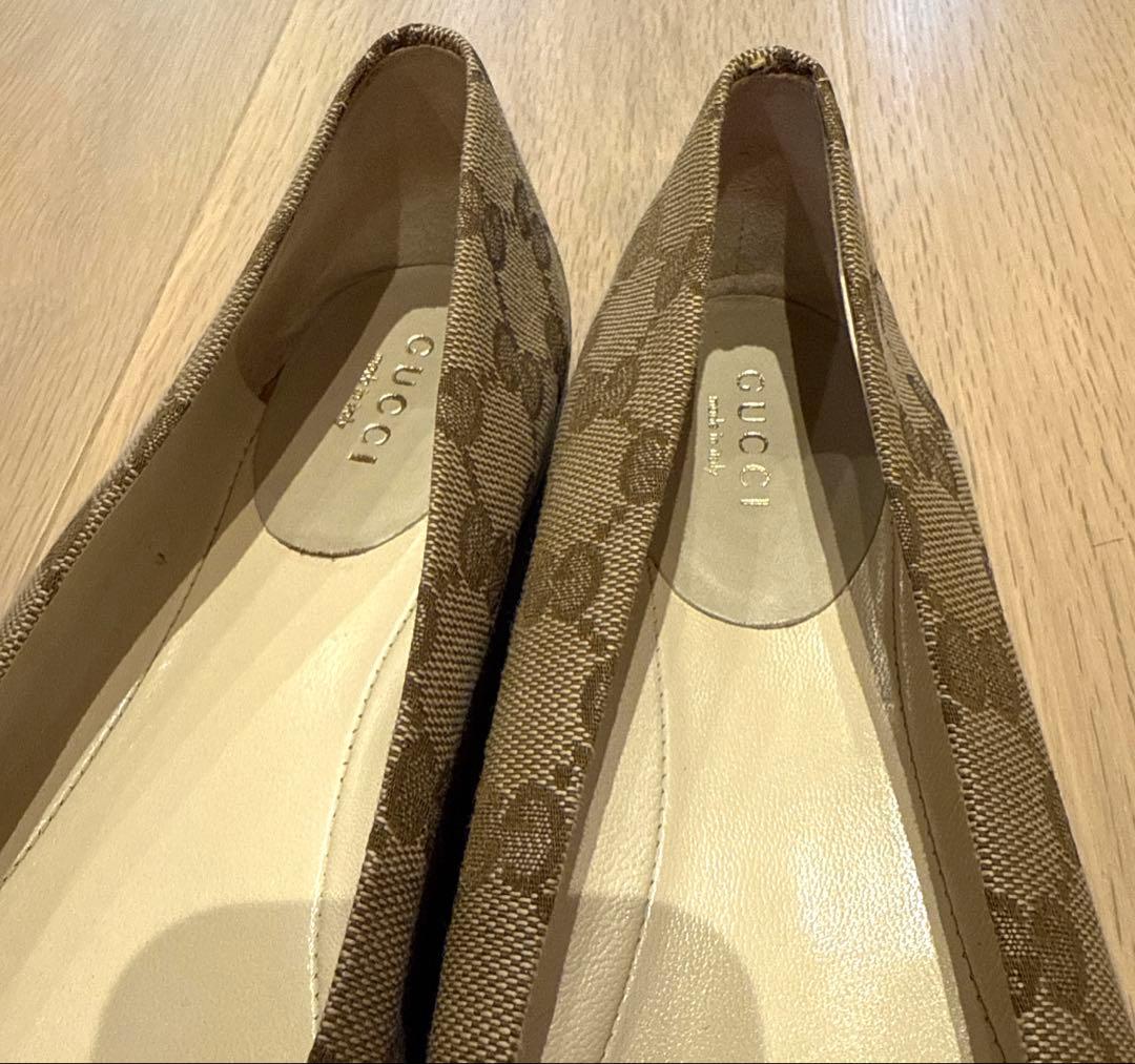 GUCCI フラットシューズ　バレリーナシューズ　36.5
