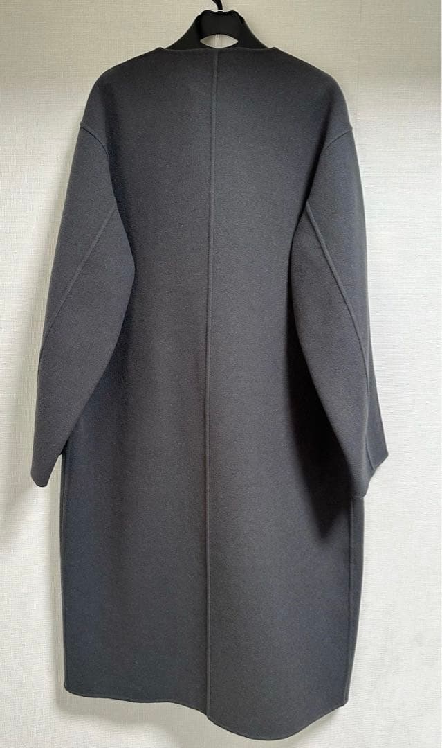 drawer ウールリバーノーカラーコート　ドゥロワー