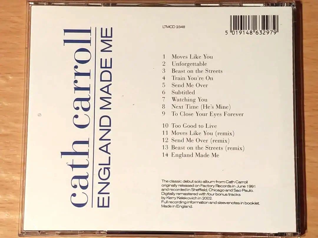 CD England Made Me Cath Carroll キャス・キャロル