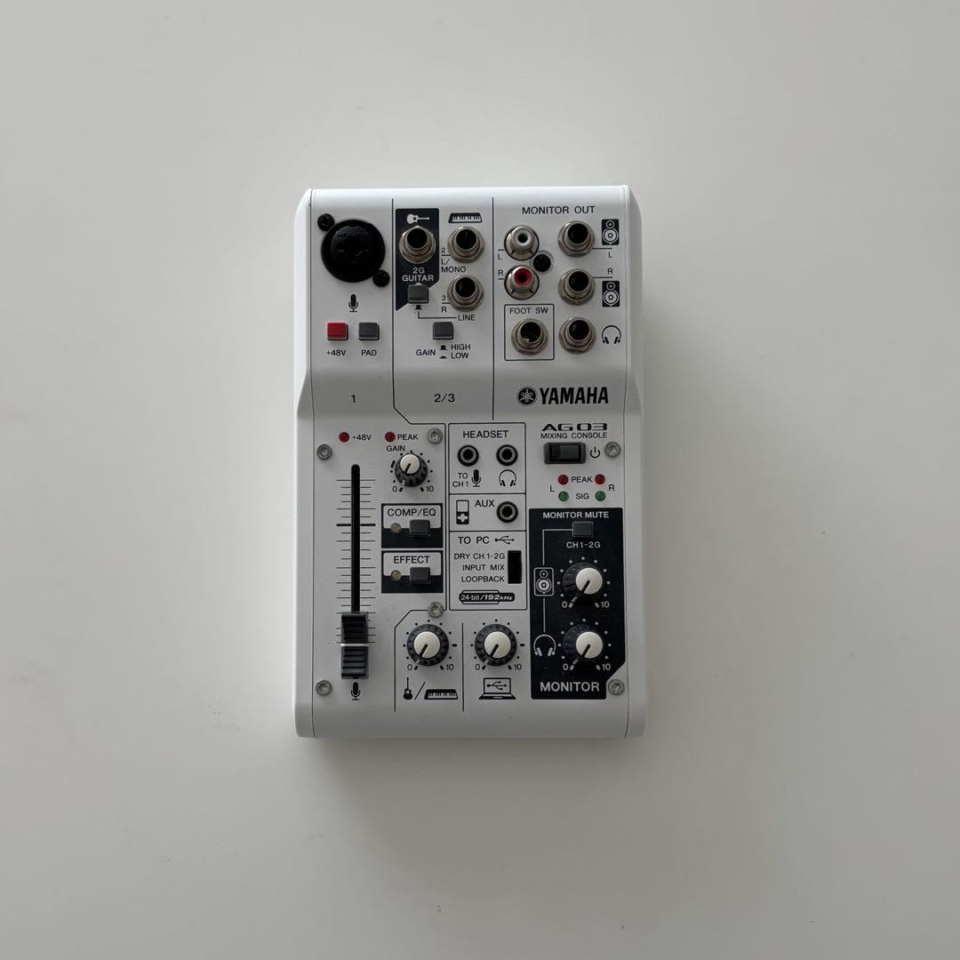 YAMAHA AG03 オーディオインターフェース／ミキサー（第1世代）