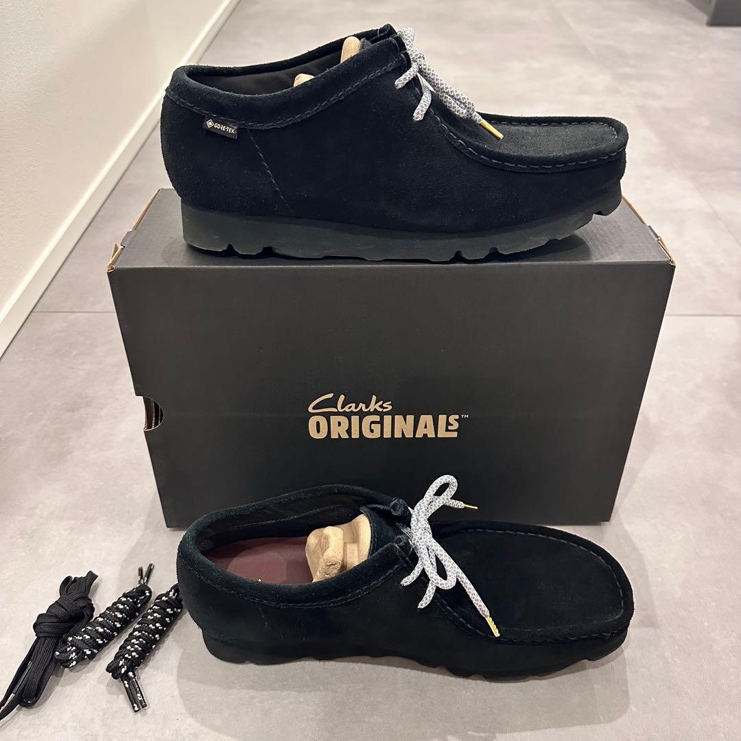 Clarks Wallabee GTX UK8 （GETABACO替え紐付き）