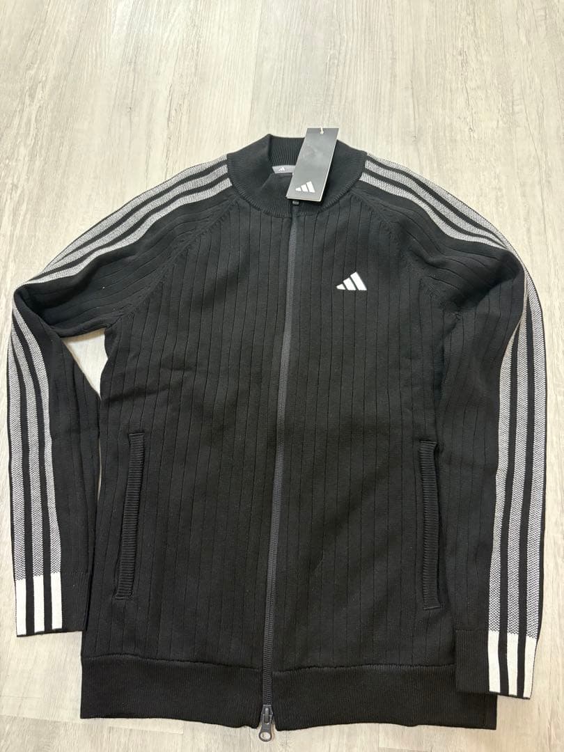 新品　今季　37,400円　Lサイズ　アディダスゴルフ　ニットセットアップ 黒