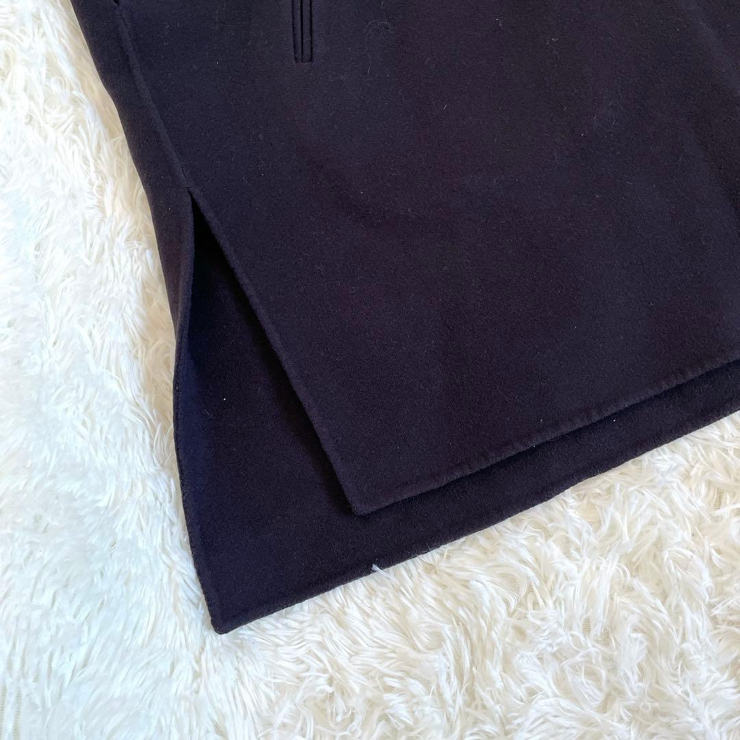 【美品】Noble ノーブル MTRリバーポンチョジレ カシミヤ混 ウール