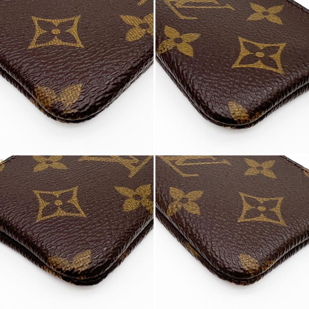 【美品】ヴィトン モノグラム ポシェット クレ ケース 財布 M62650
