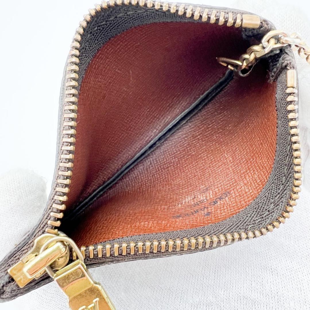 【美品】ヴィトン モノグラム ポシェット クレ ケース 財布 M62650