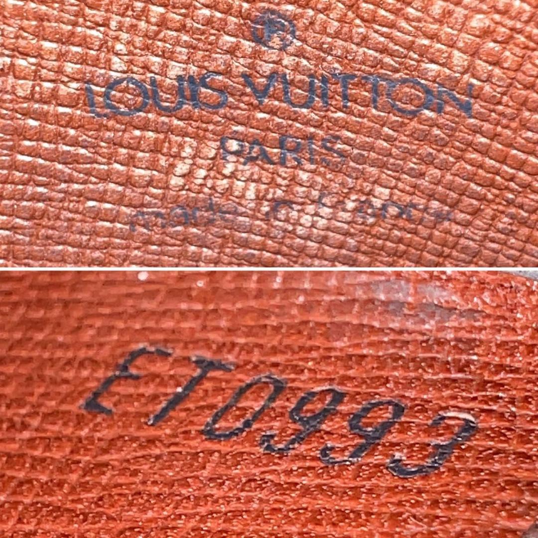 【美品】ヴィトン モノグラム ポシェット クレ ケース 財布 M62650