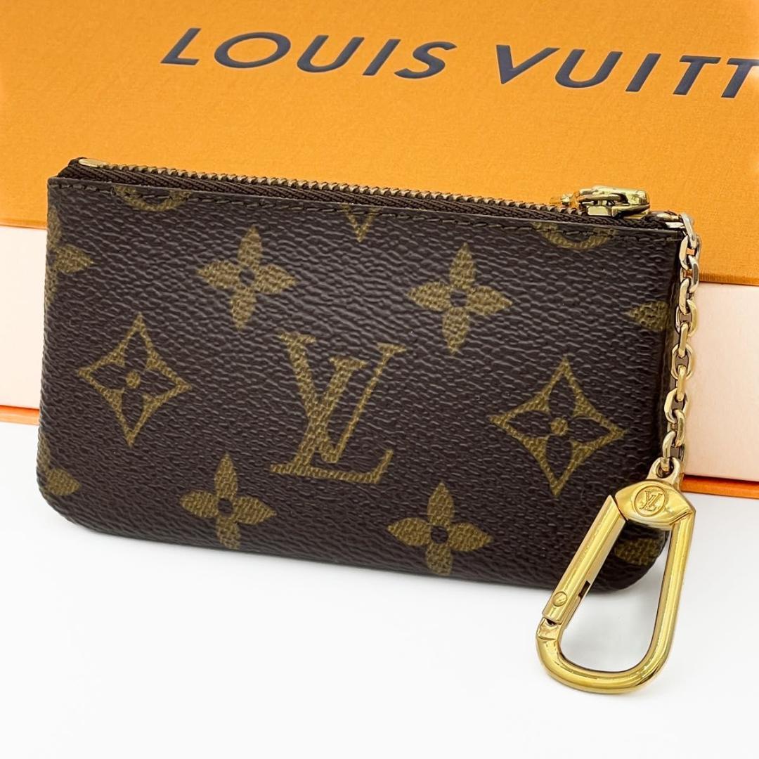 【美品】ヴィトン モノグラム ポシェット クレ ケース 財布 M62650