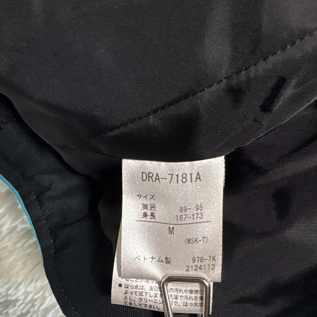 DESCENTE デサント　スキーウェア フード付き ジャケット青✖️黒　M