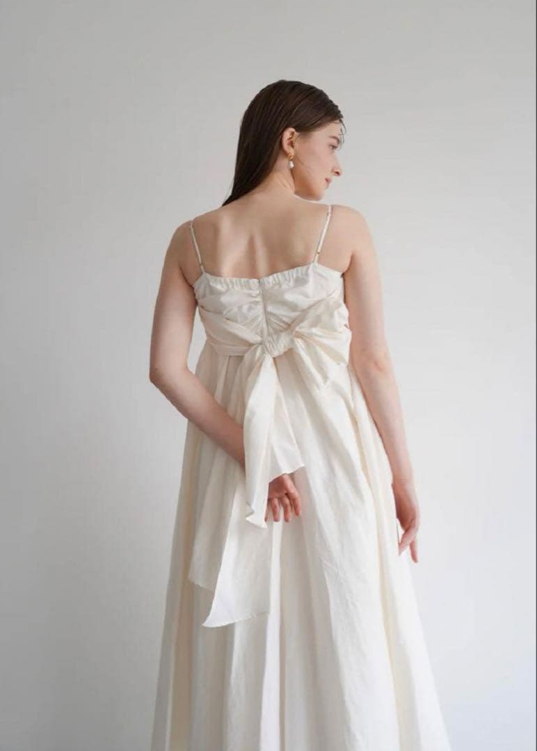 ワンピース Acka. gather volume camisole one-piece