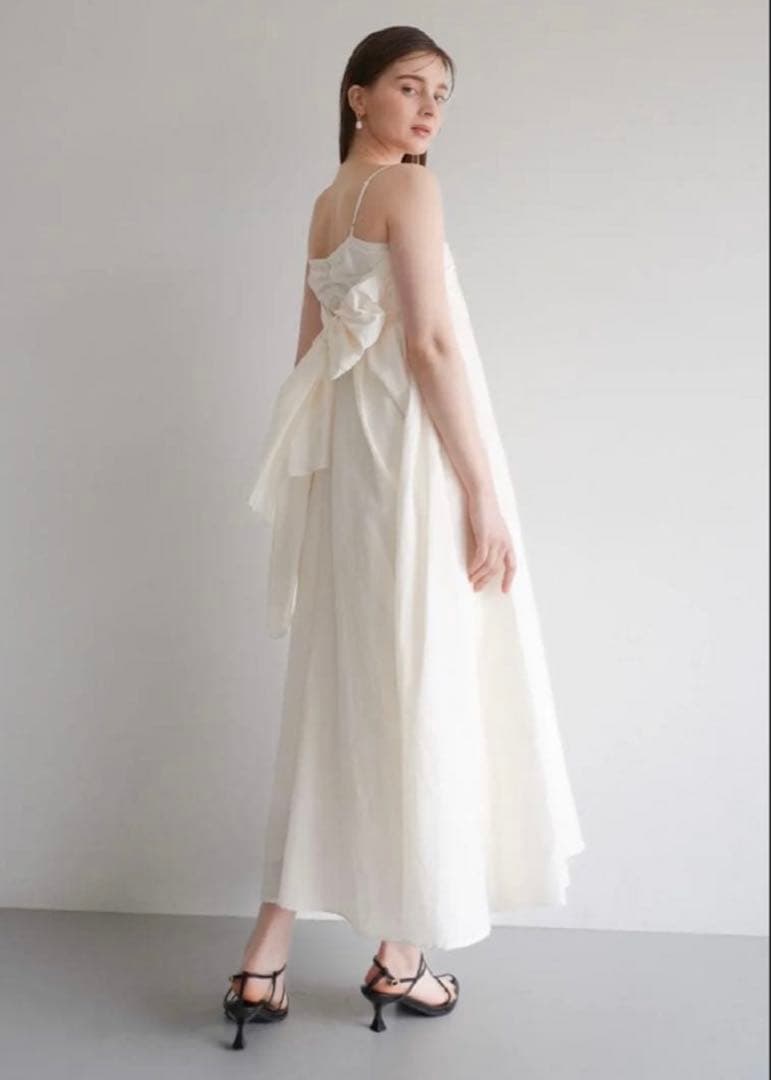 ワンピース Acka. gather volume camisole one-piece