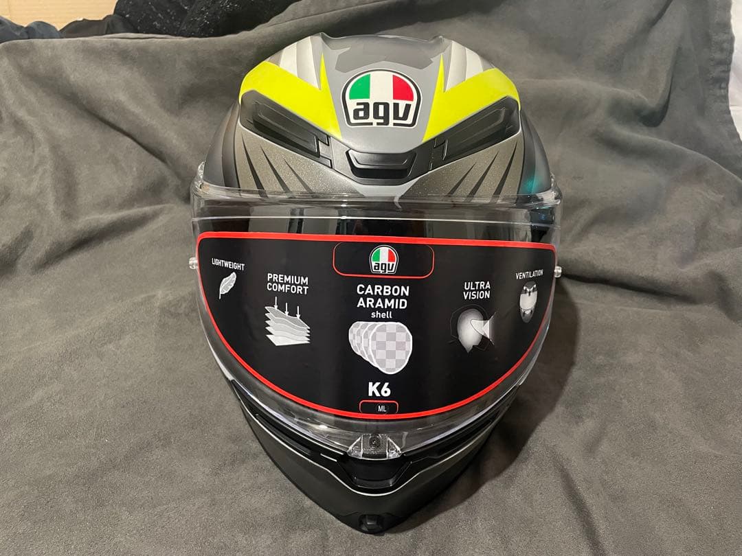 a*a様 AGV K6 フルフェイスヘルメット カーボンアラミド