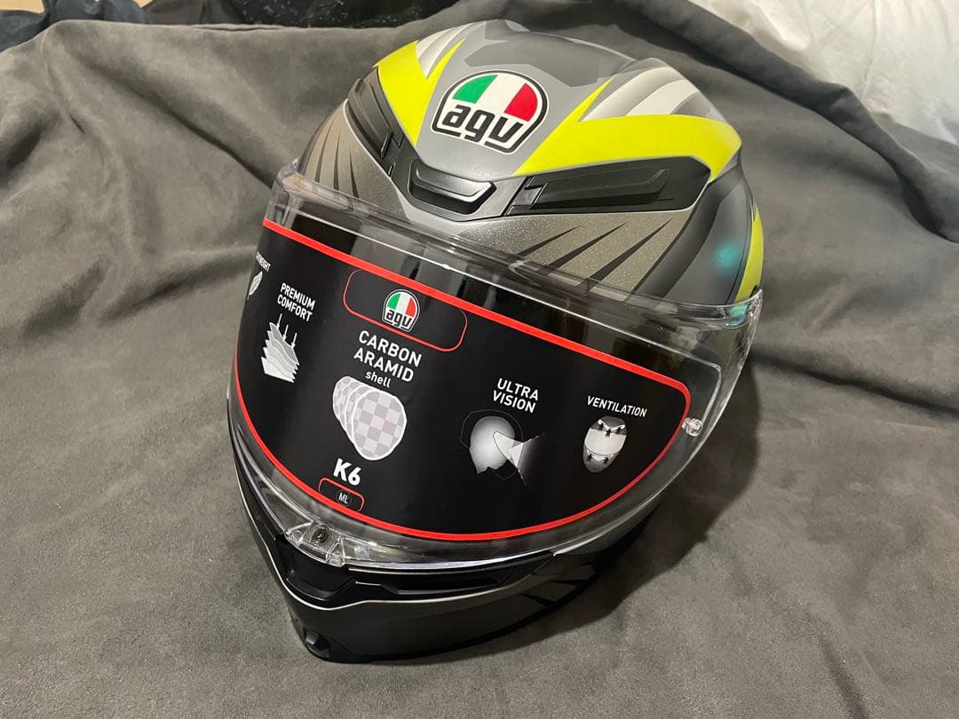 a*a様 AGV K6 フルフェイスヘルメット カーボンアラミド