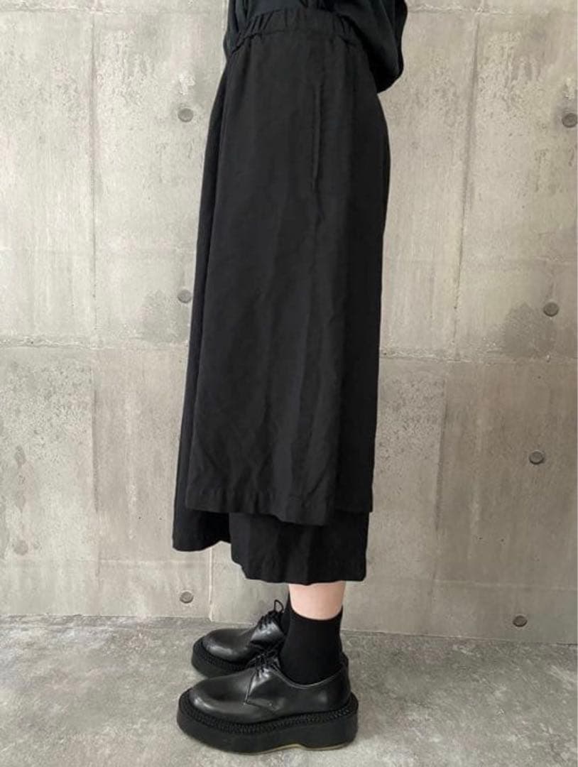 コムコム コムデギャルソン 変形 ワイド パンツ スカウチョ