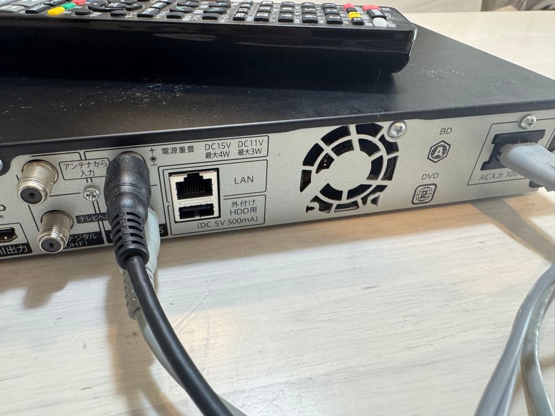 SHARP AQUOS ブルーレイレコーダー　BD-NW510 2017年製