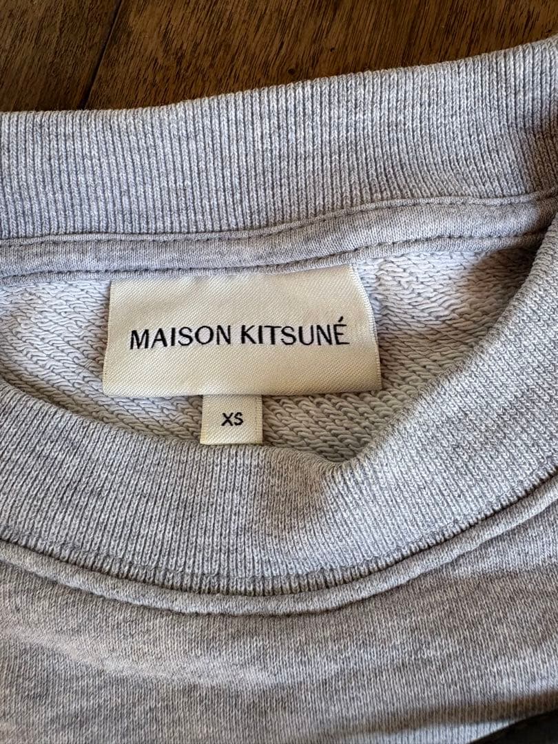 MAISON KITSUNÉ グレー XS トレーナー