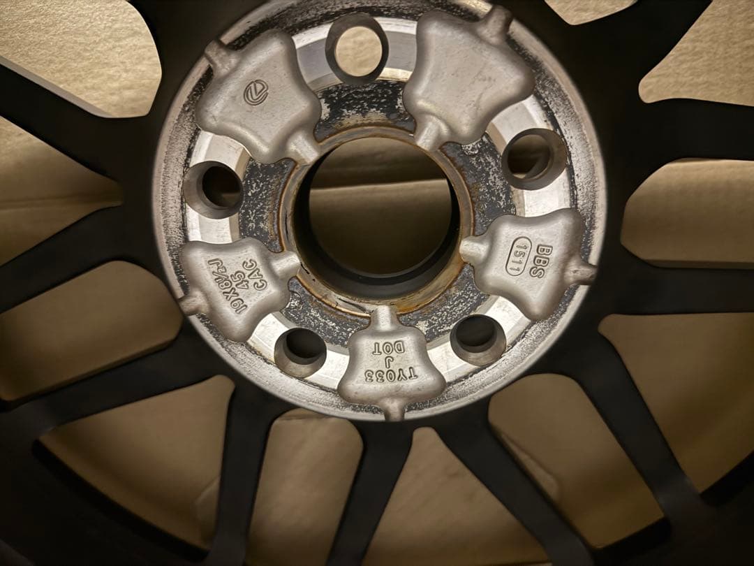 レクサス IS300 Fスポ LEXUS 純正　鍛造ホイール　19インチ　BBS