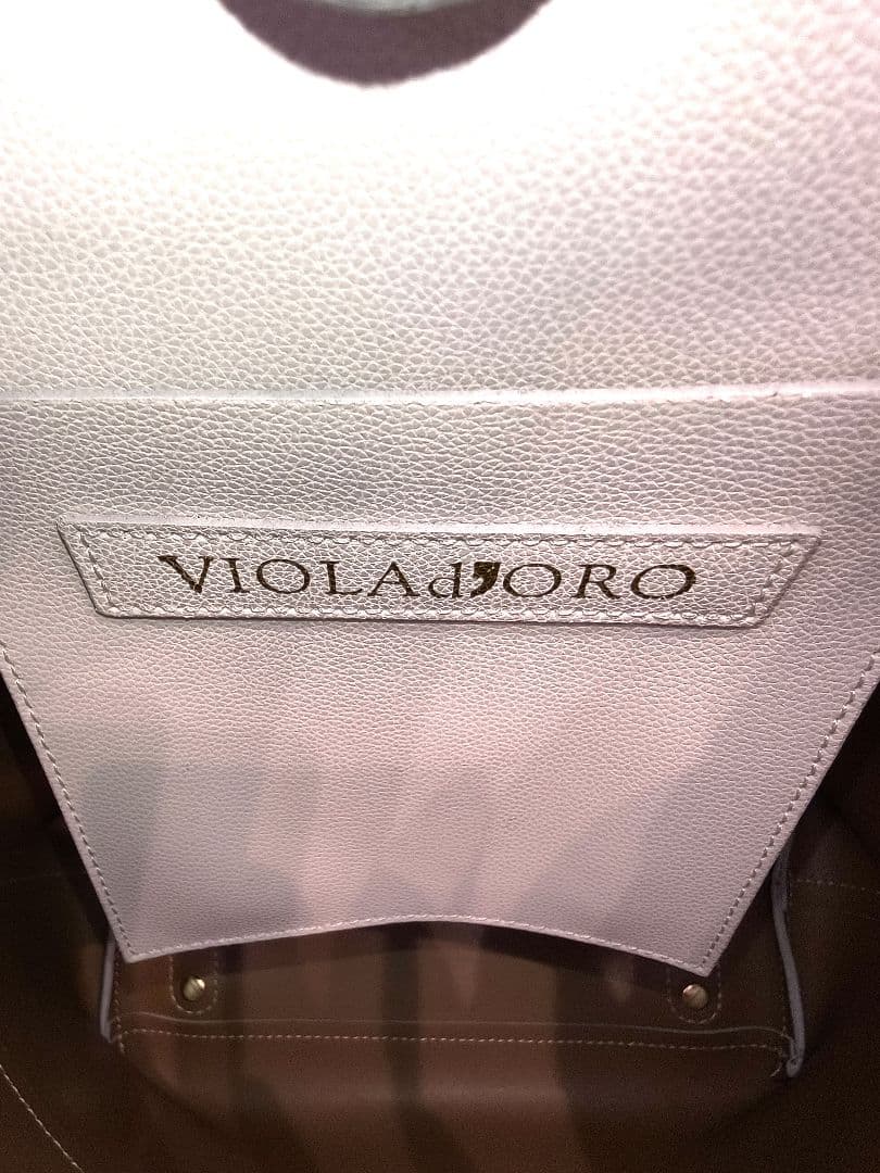 ✨極美品 ヴィオラドーロ シドニー アイボリー レザートートバッグ 2way