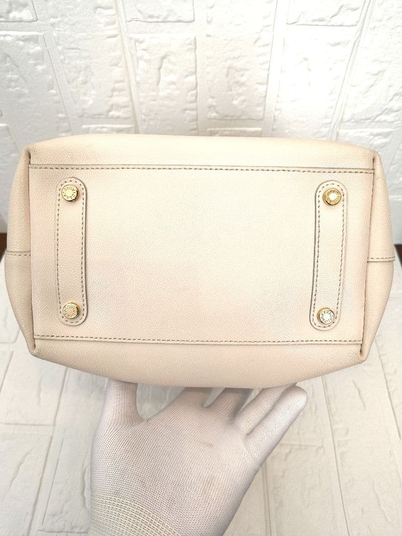 ✨極美品 ヴィオラドーロ シドニー アイボリー レザートートバッグ 2way