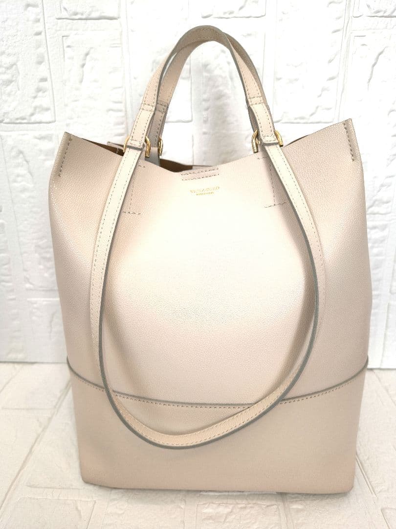 ✨極美品 ヴィオラドーロ シドニー アイボリー レザートートバッグ 2way