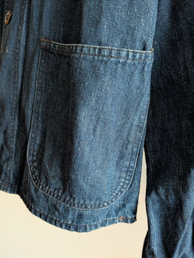 ぷ*ぷ様 50's US.NAVY ショールカラー カバーオール ヘチマ襟 ミリ